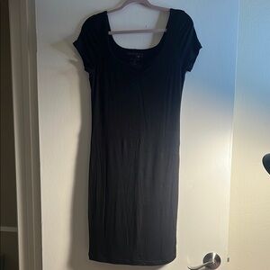 Cotton Black Dress